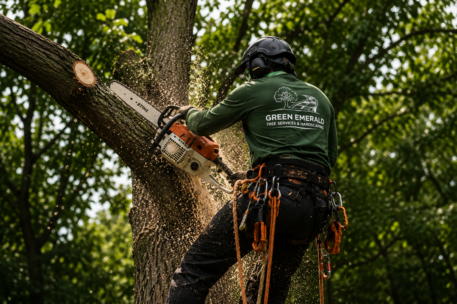 Canopy raising & deadwood removal